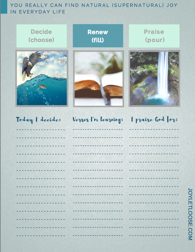 Natural (Supernatural) Joy Printable